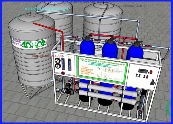 Hệ thống lọc nước 500 lít/giờ